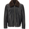 PAUL SMITH Giacca da aviatore in pelle BLACK Uomo 