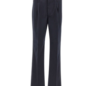 PAUL SMITH Pantaloni comodi in twill di lana BLUE Uomo 