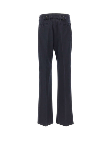 PAUL SMITH Pantaloni comodi in twill di lana BLUE Uomo 