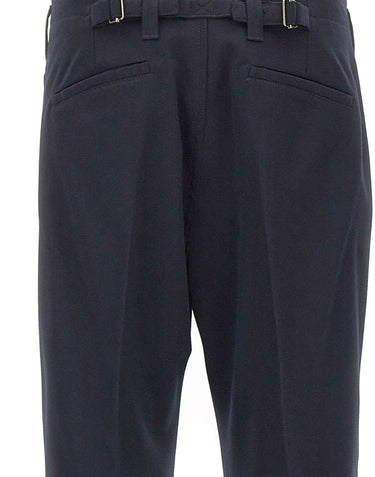 PAUL SMITH Pantaloni comodi in twill di lana BLUE Uomo 