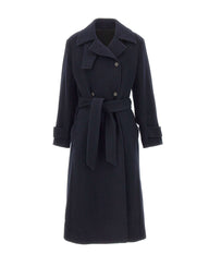 PAUL SMITH Cappotto cocoon in misto lana BLUE Donna 