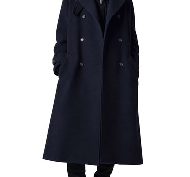 PAUL SMITH Cappotto cocoon in misto lana BLUE Donna 