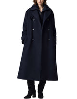 PAUL SMITH Cappotto cocoon in misto lana BLUE Donna 