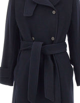 PAUL SMITH Cappotto cocoon in misto lana BLUE Donna 
