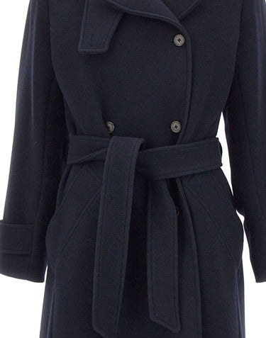 PAUL SMITH Cappotto cocoon in misto lana BLUE Donna 