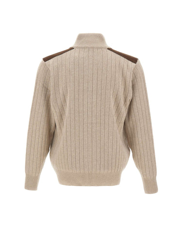 Cardigan in lana e cashmere 15311210 119 PAUL&SHARK 