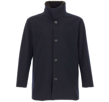 PAUL&SHARK Cappotto in cashmere con pettorina staccabile BLUE Uomo 