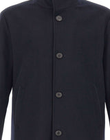 PAUL&SHARK Cappotto in cashmere con pettorina staccabile BLUE Uomo 