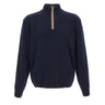 PAUL&SHARK Maglia in lana e cashmere a mezza zip BLUE Uomo 