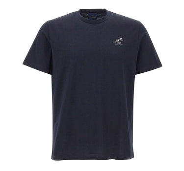 T-shirt in cotone con logo 16311627 050 PAUL&SHARK 