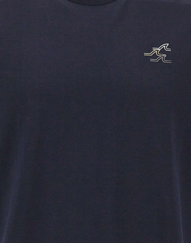 T-shirt in cotone con logo 16311627 050 PAUL&SHARK 