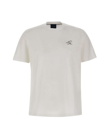 T-shirt in cotone con logo 16311627 965 PAUL&SHARK 