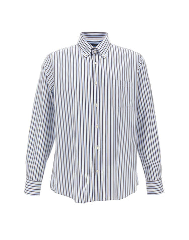 Camicia in cotone a righe 16313134 VN9 PAUL&SHARK 