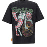 PDF T-shirt "The New Boy Seven Cat" BLACK Uomo 