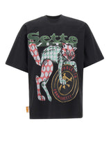 PDF T-shirt "The New Boy Seven Cat" BLACK Uomo 