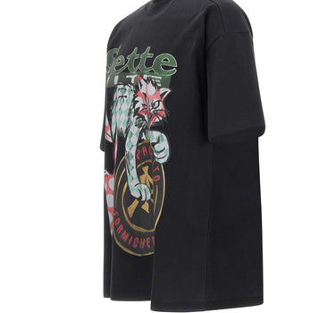 PDF T-shirt "The New Boy Seven Cat" BLACK Uomo 