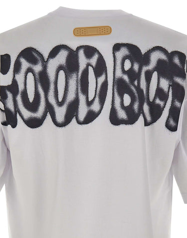 PDF T-shirt "The New Boy Good Boy" WHITE Uomo 