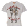 PDF T-shirt "The New Skini Barti Life Al Dente" WHITE Uomo 