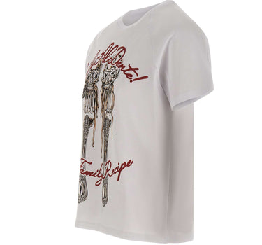 PDF T-shirt "The New Skini Barti Life Al Dente" WHITE Uomo 