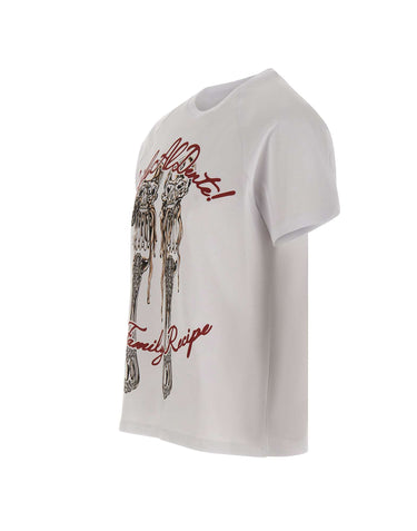 PDF T-shirt "The New Skini Barti Life Al Dente" WHITE Uomo 