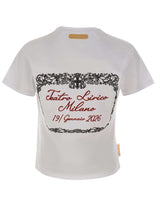 PDF T-shirt "The New Skini Barti Life Al Dente" WHITE Uomo 