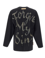 PDF T-shirt a manica lunga "Forgive My Sins" BLACK Uomo 
