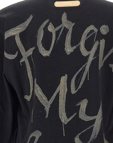 PDF T-shirt a manica lunga "Forgive My Sins" BLACK Uomo 