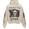 PDF Felpa con cappuccio "Mi Pirate" GREY Uomo 