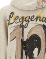 PDF Felpa con cappuccio "Mi Pirate" GREY Uomo 
