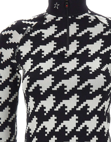 PERFECT MOMENT Maglia termica in tessuto jacquard MULTICOLOR Donna 