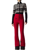 PERFECT MOMENT Pantaloni da sci "Aurora" a vita alta RED Donna 