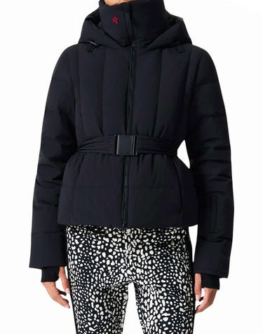 PERFECT MOMENT Piumino "Waisted Classic" BLACK Donna 