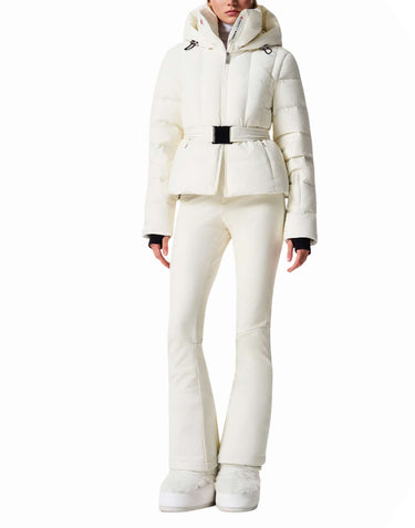 PERFECT MOMENT Piumino "Waisted Classic" WHITE Donna 