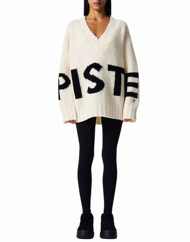 PERFECT MOMENT Maglione "Piste" WHITE Donna 
