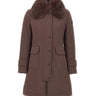 PEUTEREY Parka "Rakid SRTR GRS Fur" BROWN Donna 
