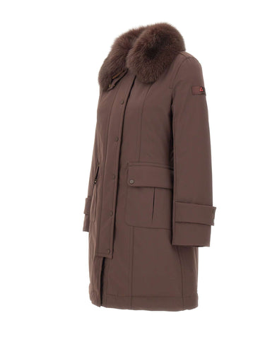 PEUTEREY Parka "Rakid SRTR GRS Fur" BROWN Donna 