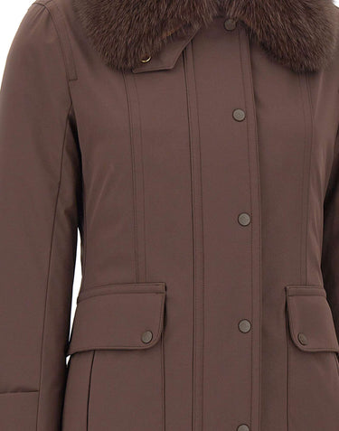PEUTEREY Parka "Rakid SRTR GRS Fur" BROWN Donna 