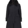 PEUTEREY Parka "Rakid SRTR GRS Fur" BLACK Donna 