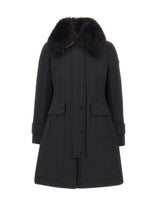 PEUTEREY Parka "Rakid SRTR GRS Fur" BLACK Donna 