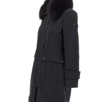 PEUTEREY Parka "Rakid SRTR GRS Fur" BLACK Donna 