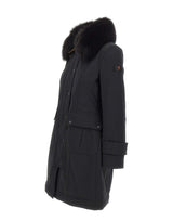 PEUTEREY Parka "Rakid SRTR GRS Fur" BLACK Donna 