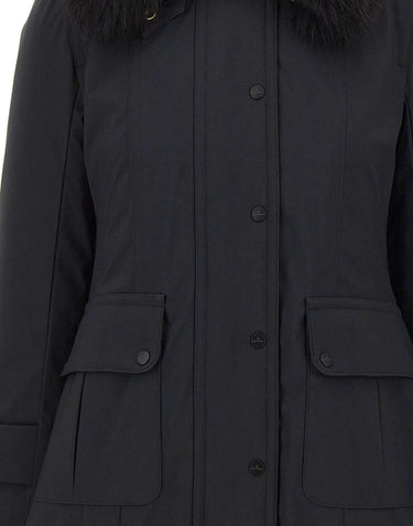 PEUTEREY Parka "Rakid SRTR GRS Fur" BLACK Donna 