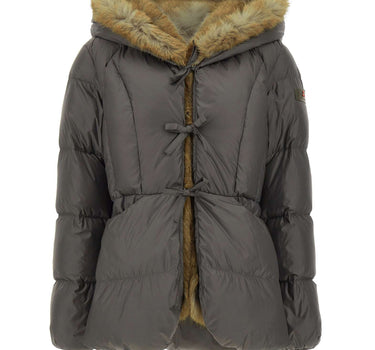 PEUTEREY Piumino "Vertis MQN Ecofur" GREEN Donna 