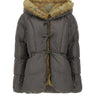 PEUTEREY Piumino "Vertis MQN Ecofur" GREEN Donna 