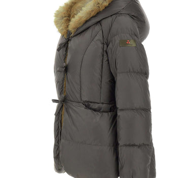 PEUTEREY Piumino "Vertis MQN Ecofur" GREEN Donna 