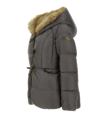 PEUTEREY Piumino "Vertis MQN Ecofur" GREEN Donna 