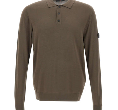 PEUTEREY Polo "Melos" BROWN Uomo 