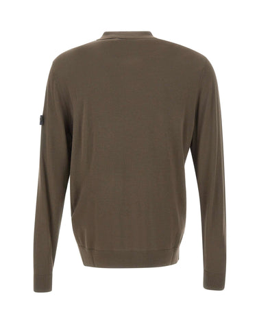 PEUTEREY Polo "Melos" BROWN Uomo 