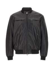 PEUTEREY Giacca in pelle "Sands Le TTP" BLACK Uomo 