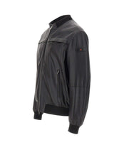 PEUTEREY Giacca in pelle "Sands Le TTP" BLACK Uomo 